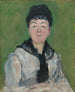 Retrato de una mujer con mantón negro - Édouard Manet — vista de la obra