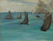 Vista al mar en tiempo tranquilo - Édouard Manet — vista de la obra