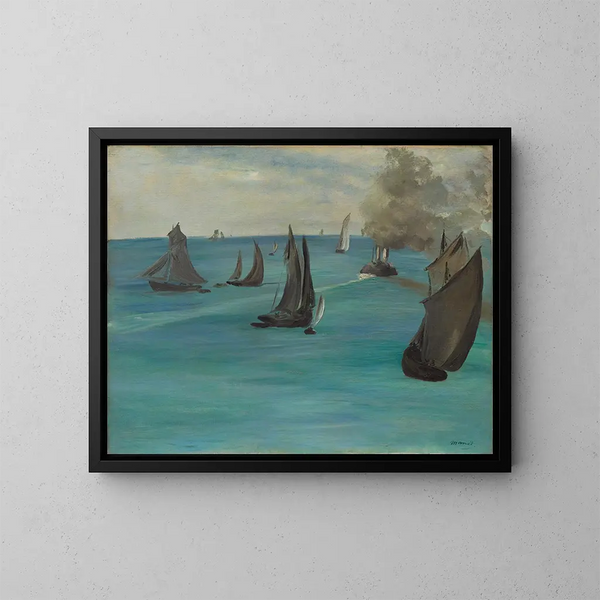douard Manet - Sea View Calm Weather Vue de mer temps calme.webp