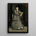 Street Singer - Édouard Manet — framed artwork on a wall