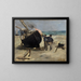 The tarred boat - Édouard Manet — framed artwork on a wall