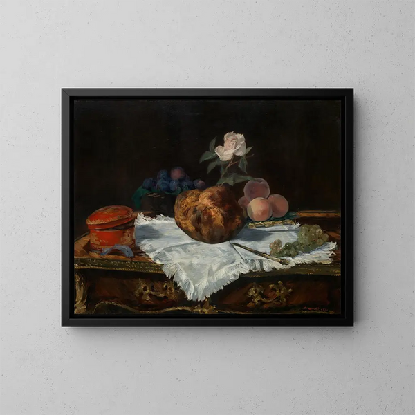 La brioche - Édouard Manet — cuadro enmarcado en la pared