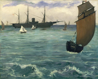 The Kearsarge at Boulogne - Édouard Manet — artwork view