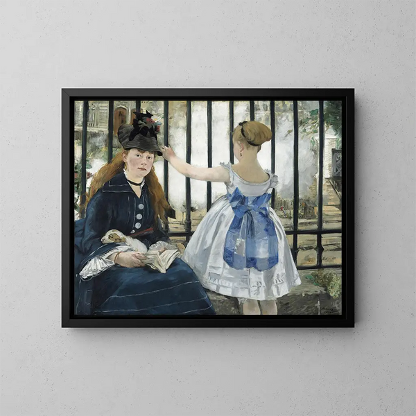 El camino de fer - Édouard Manet — cuadro enmarcado en la pared