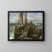 Les Travailleurs de la mer - Édouard Manet — framed artwork on a wall