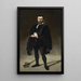 L'acteur tragique Rouvière en Hamlet - Édouard Manet — framed artwork on a wall