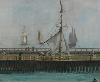 El muelle de Boulogne-sur-Mer - Édouard Manet — vista de la obra