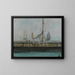 El muelle de Boulogne-sur-Mer - Édouard Manet — cuadro enmarcado en la pared