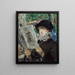 Mujer leyendo - Édouard Manet — cuadro enmarcado en la pared