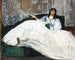 Mujer con un abanico - Édouard Manet — vista de la obra
