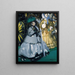 Las mujeres en las carreras - Édouard Manet — cuadro enmarcado en la pared