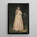Joven dama en 1866 - Édouard Manet — cuadro enmarcado en la pared