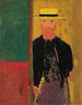 Autorretrato con bastón y sombrero de copa – Édouard Vuillard — vista de la obra