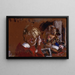 Niños leyendo - Édouard Vuillard — cuadro enmarcado en la pared