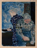 Dos mujeres en interior - Édouard Vuillard — vista de la obra