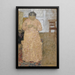 Mujer tejiendo en vestido rosa - Édouard Vuillard — vista de la obra