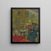 La visiteuse - Édouard Vuillard — framed artwork on a wall
