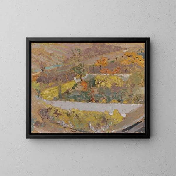 Paisaje en la ciudad de Ltangla - Édouard Vuillard — cuadro enmarcado en la pared