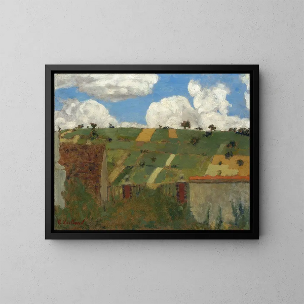 Paisaje de Île-de-France - Édouard Vuillard — cuadro enmarcado en la pared