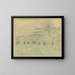 Paisaje con paseantes - Édouard Vuillard — cuadro enmarcado en la pared