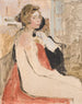 The Model - Édouard Vuillard — artwork view
