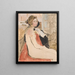 The Model - Édouard Vuillard — framed artwork on a wall