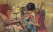 The small lounge Madame Hessel The work table - Édouard Vuillard — artwork view