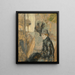 El Shako con pluma (Lili Lamy) – Édouard Vuillard — cuadro enmarcado en la pared