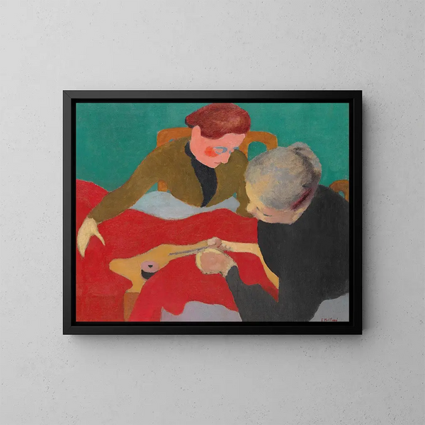 Les Couturières - Édouard Vuillard — framed artwork on a wall