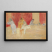 Tabla de los niños Roussel - Édouard Vuillard — cuadro enmarcado en la pared