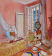Madame Hessel in the pink room at Les Clayes - Édouard Vuillard — artwork view