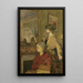 Madame Vuillard y Annette en la calle de Calais - Édouard Vuillard — cuadro enmarcado en la pared
