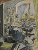 Madame Vuillard cosiendo junto a la ventana – Édouard Vuillard — vista de la obra
