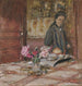 Madame Vuillard en bonnet en la Closerie des Gents - Édouard Vuillard — vista de la obra