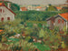 casas en un corral - Édouard Vuillard — vista de la obra