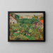 casas en un corral - Édouard Vuillard — cuadro enmarcado en la pared