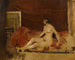 Nu sobre una cubierta con motivo floral rojo - Édouard Vuillard — vista de la obra