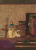 Characters in an Interior L'intimité - Édouard Vuillard — framed artwork on a wall