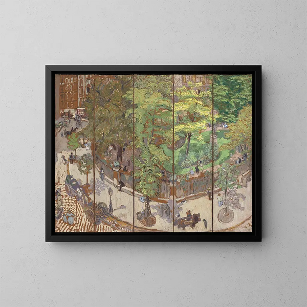 Place Vintimille - Édouard Vuillard — cuadro enmarcado en la pared