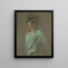 Portrait of Dirne Montanet - Édouard Vuillard — framed artwork on a wall