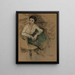 Retrato de Irène Montanet (Conflicto de casos) - Édouard Vuillard — cuadro enmarcado en la pared