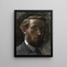 Autorretrato a los 21 años - Édouard Vuillard — cuadro enmarcado en la pared