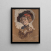 Suzanne Tristan Bernard - Édouard Vuillard — cuadro enmarcado en la pared
