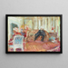 L'Appartement Hessels rue de Rivoli París - Édouard Vuillard — cuadro enmarcado en la pared