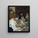 The Breakfast - Édouard Vuillard — framed artwork on a wall