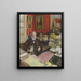 Théodore Duret - Édouard Vuillard — cuadro enmarcado en la pared