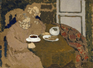 Dos mujeres bebiendo café - Édouard Vuillard — vista de la obra