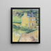 Villa en Saint-Jacut - Édouard Vuillard — cuadro enmarcado en la pared