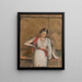 Estudio para el retrato de Madame Freyssinet - Édouard Vuillard — cuadro enmarcado en la pared