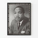 Póster homenaje a Dr. Martin Luther King Jr. – Retrato en blanco y negro
